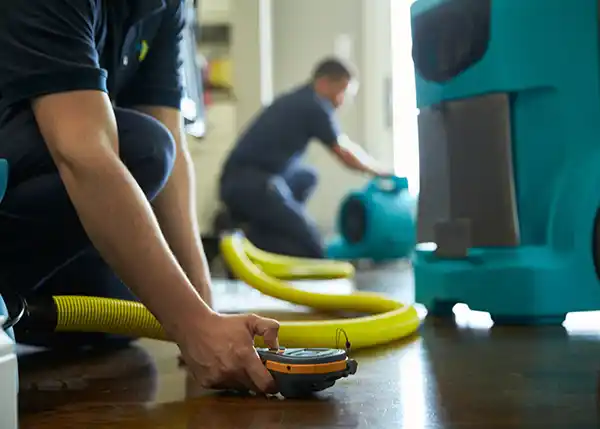 water damage restoration service Alum Creek